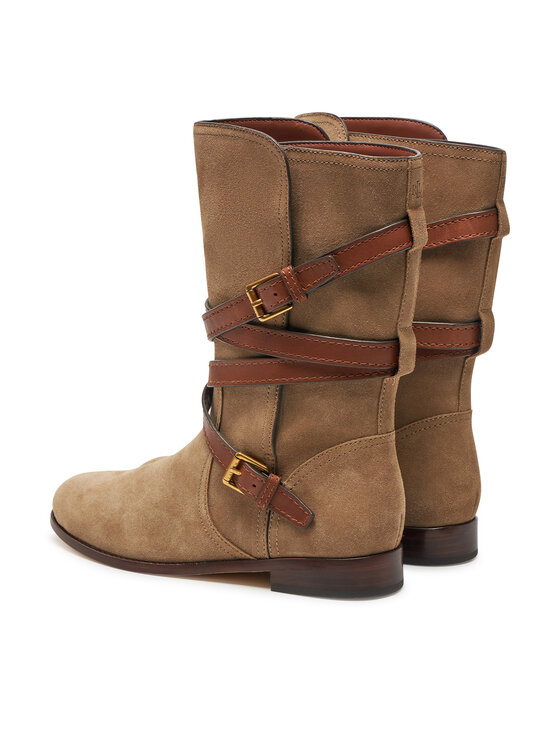 LAUREN RALPH LAUREN Polokozačky LAUREN RALPH LAUREN 802951233001 Hnědá