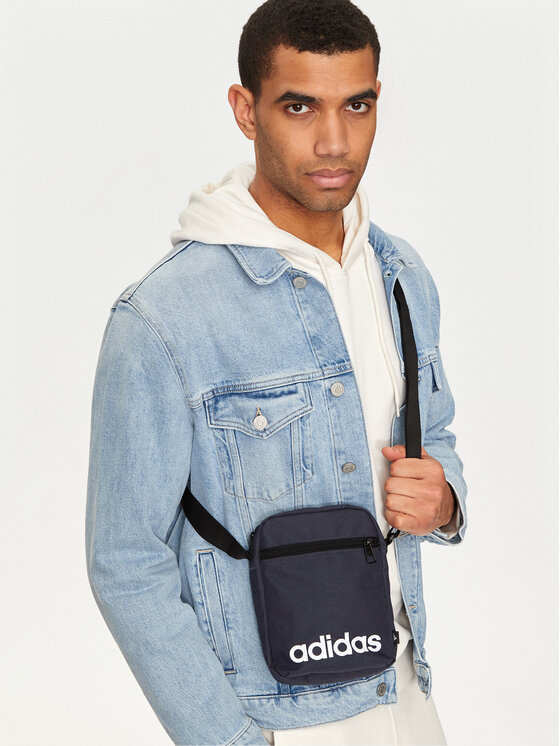 adidas Плоска сумка adidas Essentials Organizer HR5373 Голубий