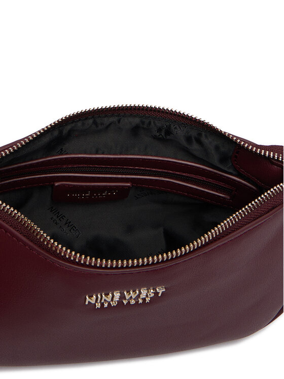 Nine West Torebka Nine West CEO-VELVET CHARM-LA374-4788 Bordowy