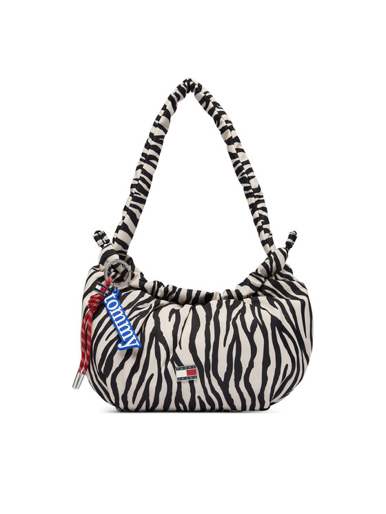 Tommy Jeans Rankinė Tommy Jeans Tjw Icon Charms Zebra Shlder Bag AW0AW18882 Balta