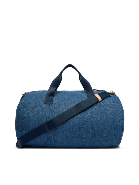 Tommy Jeans Borsa weekend Tommy Jeans Archive Denim Duffle AM0AM13813 Blu