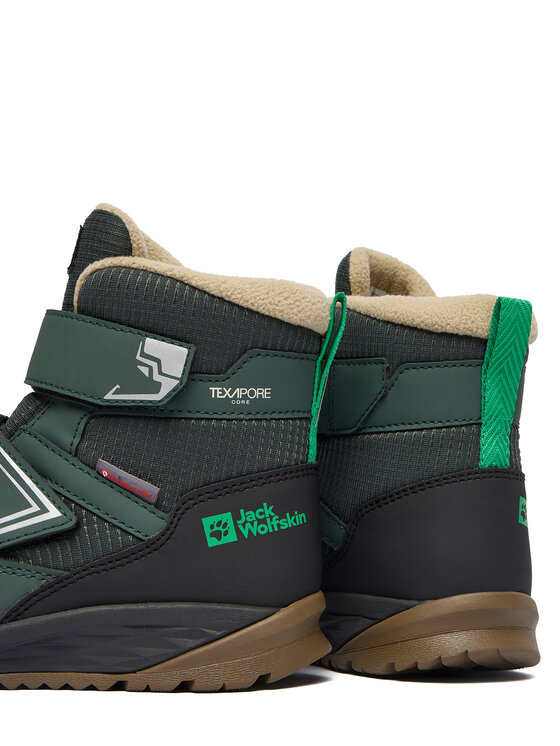 Jack Wolfskin Снігоходи Jack Wolfskin Polar Bear B Texapore Mid VC K A62144 E0206 Зелений