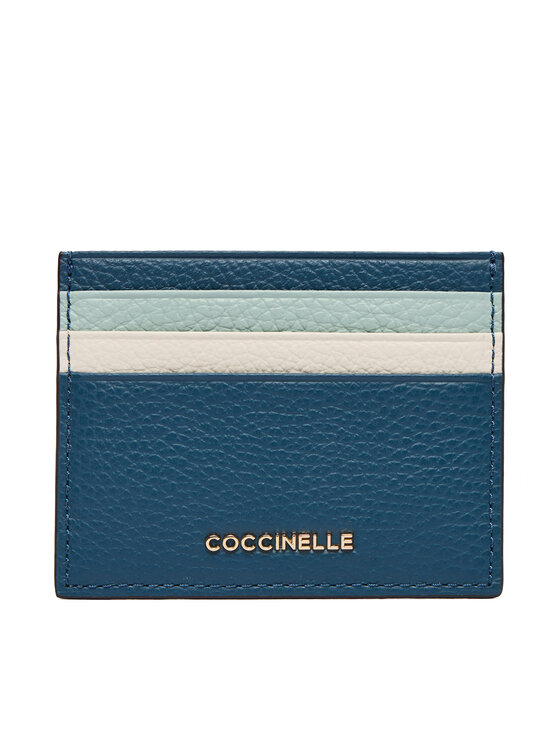 Coccinelle Kredītkaršu turētājs Coccinelle M10 Metallic Tri Color E2 M10 12 95 01 Zils