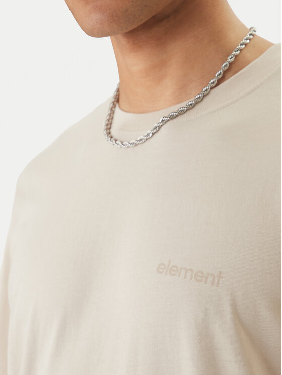 Element Element Camiseta Lowcase Pigment ELYKT00177 Beis Regular Fit