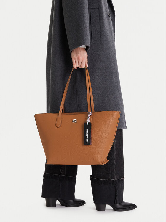 KARL LAGERFELD Geantă KARL LAGERFELD A4W30002 Maro