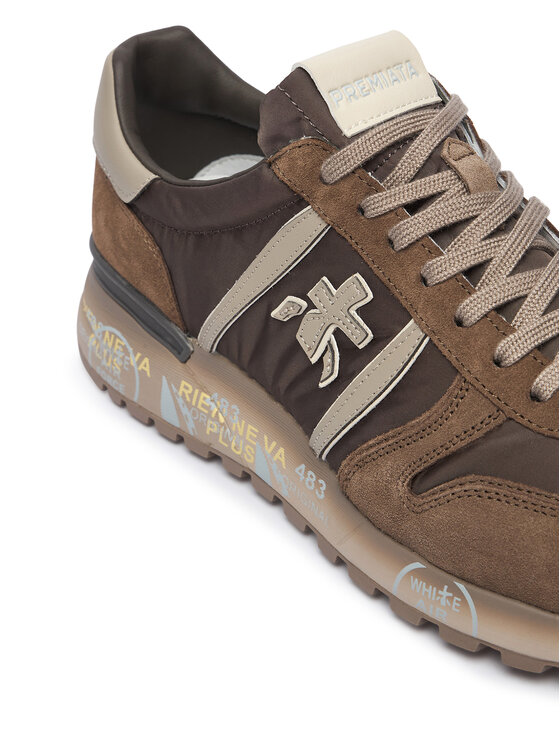 Premiata Sneakersy Premiata Lander Var 8410 Hnedá