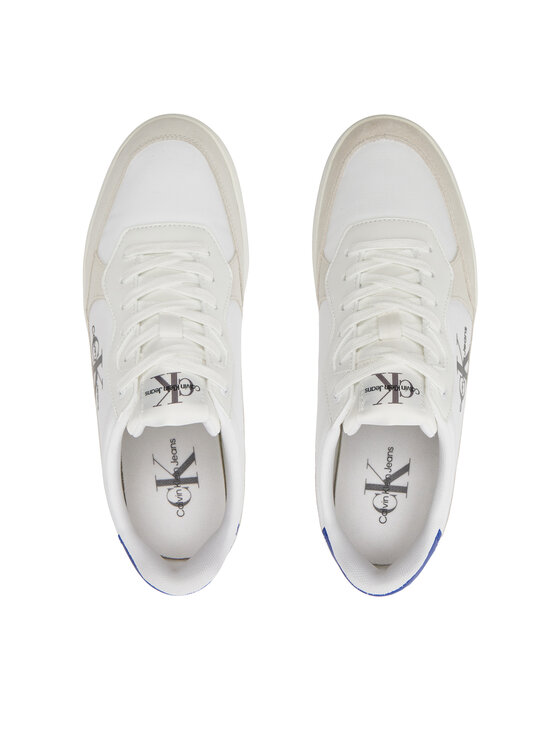 Calvin Klein Jeans Sneakers Calvin Klein Jeans Classic Cupsole Low Mix Mtl YM0YM01033 Alb
