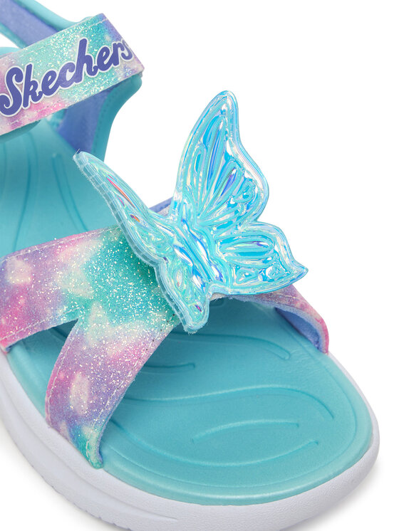 Skechers Босоніжки Skechers Jumpsters Sandal - Butterfly Brites 303109L/AQMT Голубий