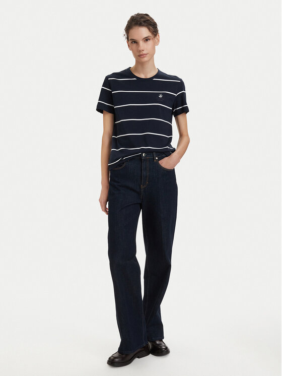 Beverly Hills Polo Club Beverly Hills Polo Club Marškinėliai P-SS26W-TS0162 Tamsiai mėlyna Regular Fit