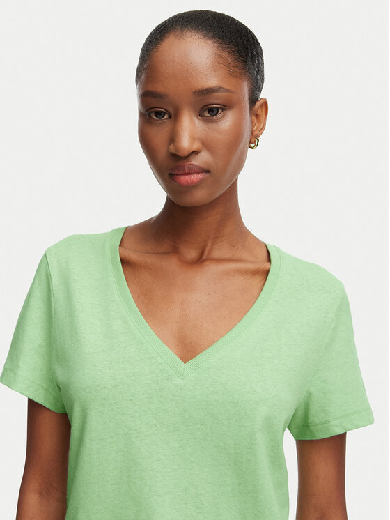 Tommy Hilfiger Tommy Hilfiger Camiseta WW0WW48704 Verde claro Regular Fit