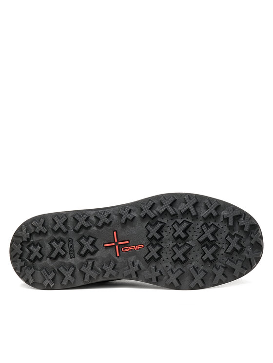 Geox Botines planos Geox U Granito + Grip B Abx U66FZB 02250 C9999 Negro