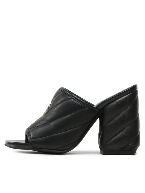 PINKO Šľapky PINKO Martine Sabot Nappa Trapuntata PE 23 BLKS1 100666 A0O0 Čierna