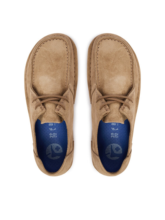 Birkenstock Туфлі Birkenstock Utti Lace 1034413 Бежевий