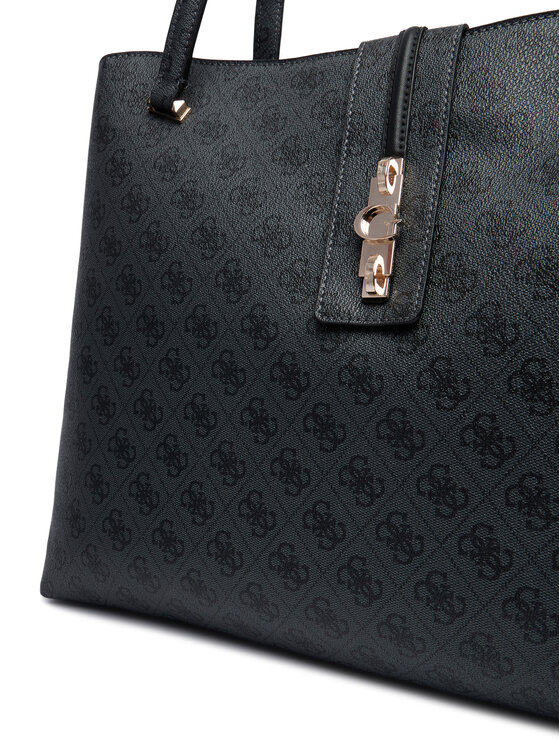 Guess Kabelka Guess Yvonne Logo Travel TWLB23 78024 Tmavě šedá