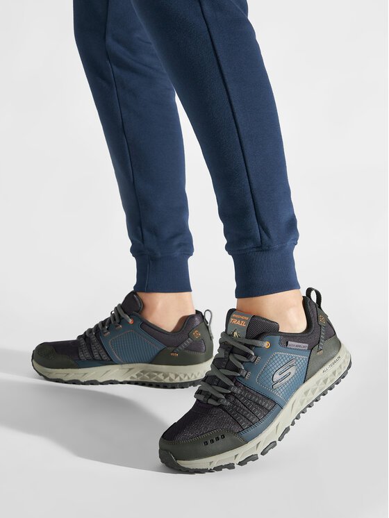 Skechers Trekingová obuv Skechers Escape Plan 51591/NVOR Tmavomodrá