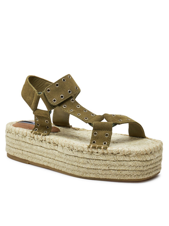 Pepe Jeans Espadrile Pepe Jeans Tracy Resort PLS90660 Verde