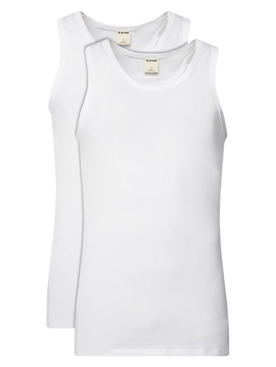 G-Star Raw G-Star Raw Conjunto de camisetas de tirantes D25476-3310 Blanco Regular Fit