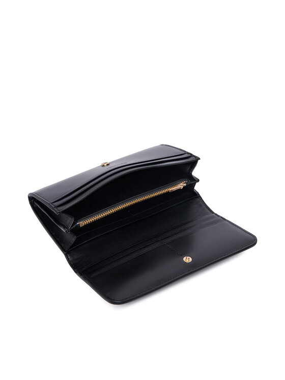 Calvin Klein Denarnica Calvin Klein Ck Long Wallet LV04F1224G Črna