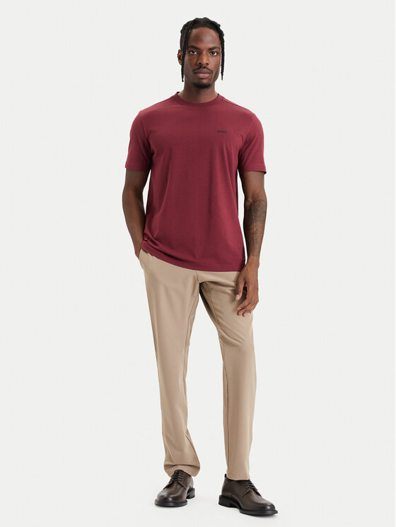 BOSS BOSS Camiseta Tee  50506373 Guinda/burdeos Regular Fit