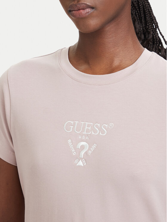 Guess Guess Camiseta V4YI21 KCDH1 Rosa Regular Fit