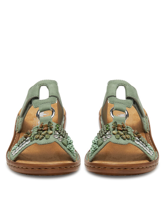 Rieker Nazouváky Rieker 60814-52 Zelená