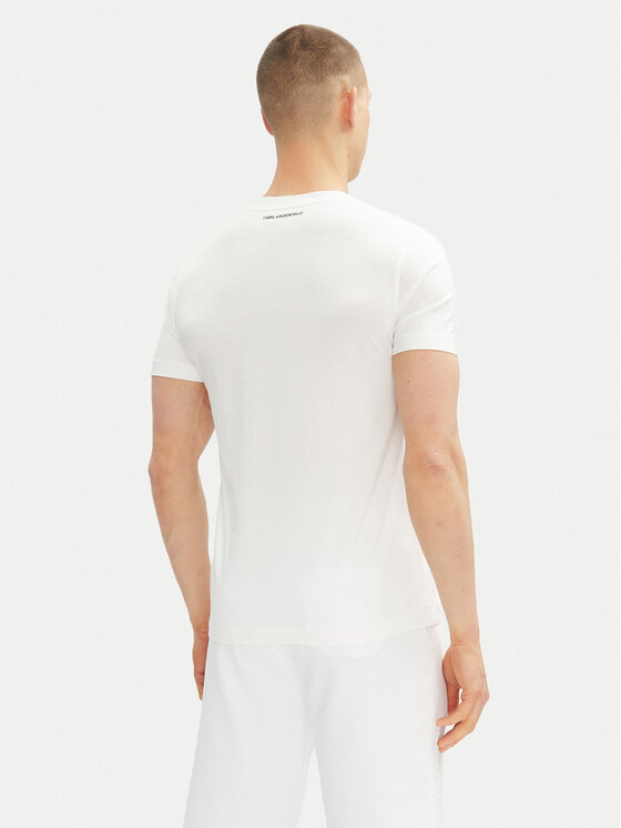 KARL LAGERFELD KARL LAGERFELD T-shirt 755061 552241 Bianco Regular Fit