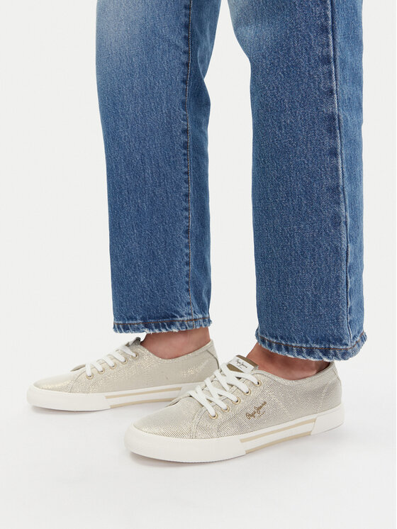 Pepe Jeans Teniși Pepe Jeans Brady Party W PLS31439 Auriu