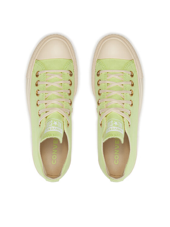 Converse Кеди Converse Chuck Taylor All Star Lift Platform Ox A09913C Зелений