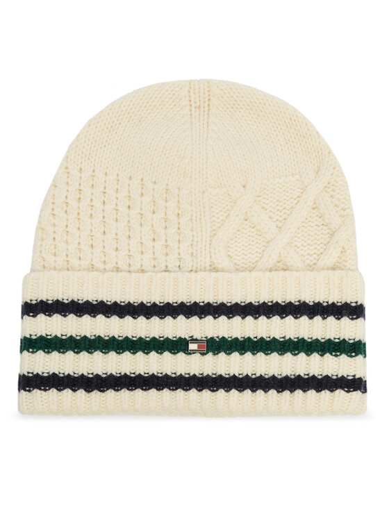 Tommy Hilfiger Kapa Tommy Hilfiger Flag Cable AM0AM12810 Pisana