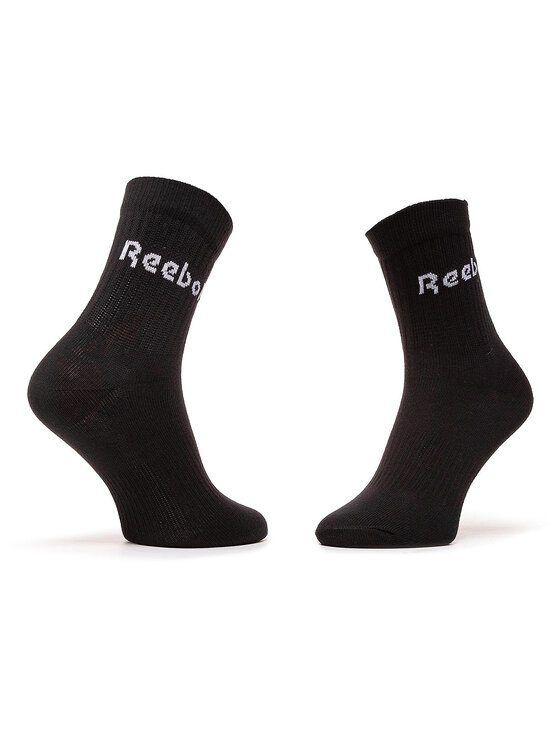 Calzini lunghi Reebok Act Core Mid Crew Sock 3P GC8669 Bianco | Escarpe.it