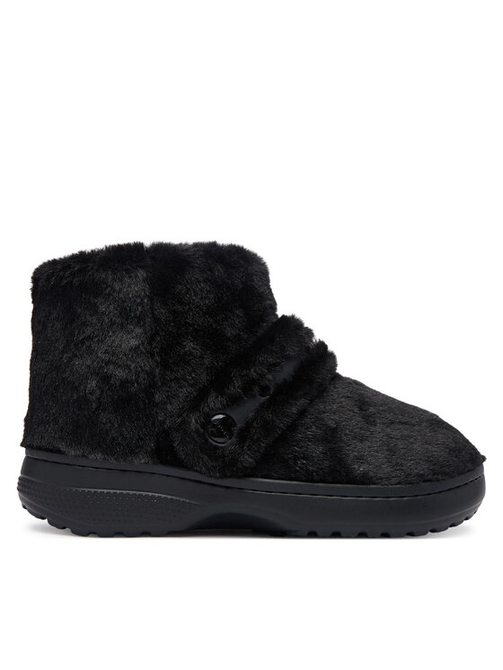Crocs Kapcie Crocs Classic Unfurgettable Boot 211743 Czarny