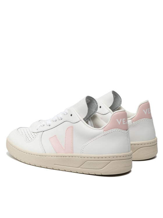 Veja Sportcipők Veja V-10 Leather VX0202644A Fehér