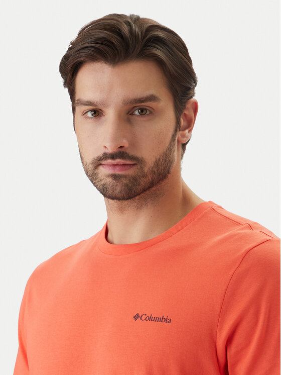 Columbia Columbia Camiseta CSC™ Logo Back Tee 2155011 Naranja Regular Fit