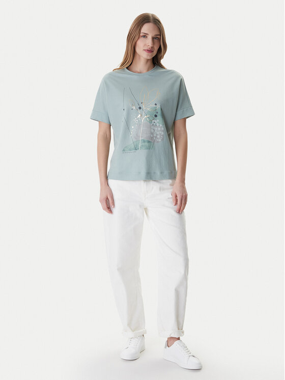 ONLY ONLY Camiseta Jany 15356044 Verde Regular Fit
