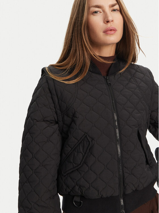 Hunter Hunter Bomber jakna Shira HARW0046251 Črna Cropped Fit