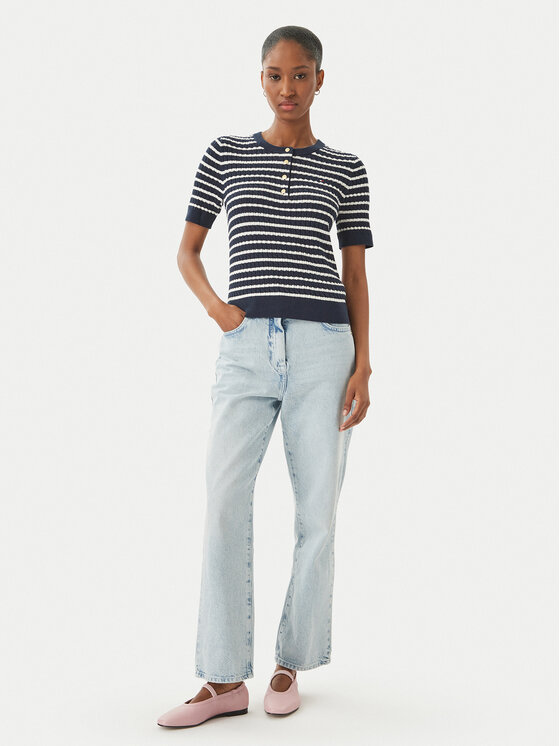 Tommy Hilfiger Tommy Hilfiger Polo WW0WW49613 Azul marino Slim Fit