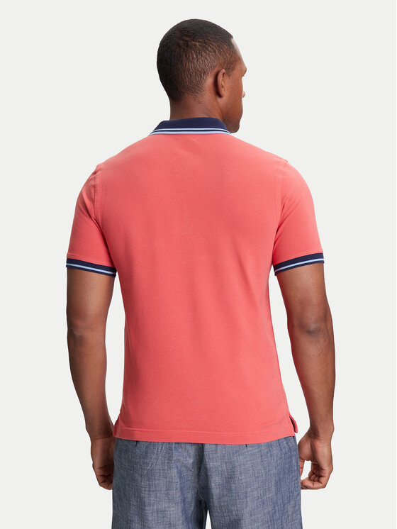 United Colors Of Benetton United Colors Of Benetton Поло 3F9HU302E Бордовий Regular Fit