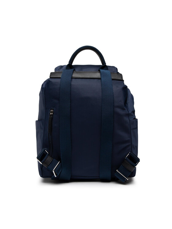 Tory Burch Mugursoma Tory Burch Virginia Flap Backpack 85061 Tumši zils