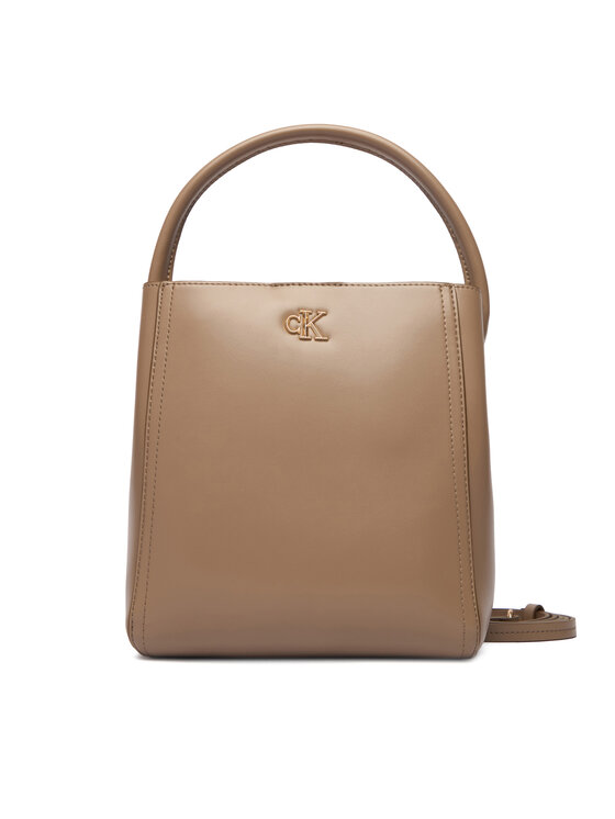 Calvin Klein Geantă Calvin Klein Ck Bucket With Strap LV04F3174G Bej
