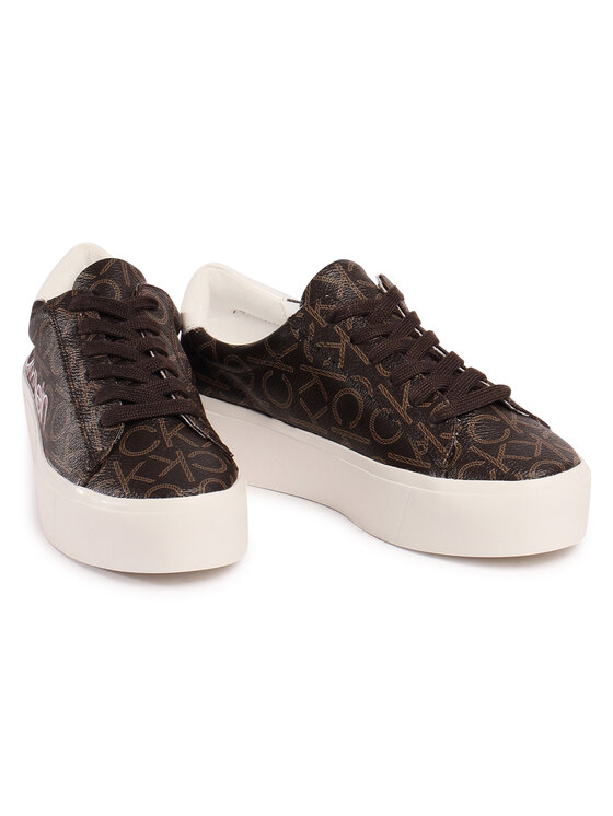 Calvin Klein Snīkeri Calvin Klein Janika B4E6289 Brūns