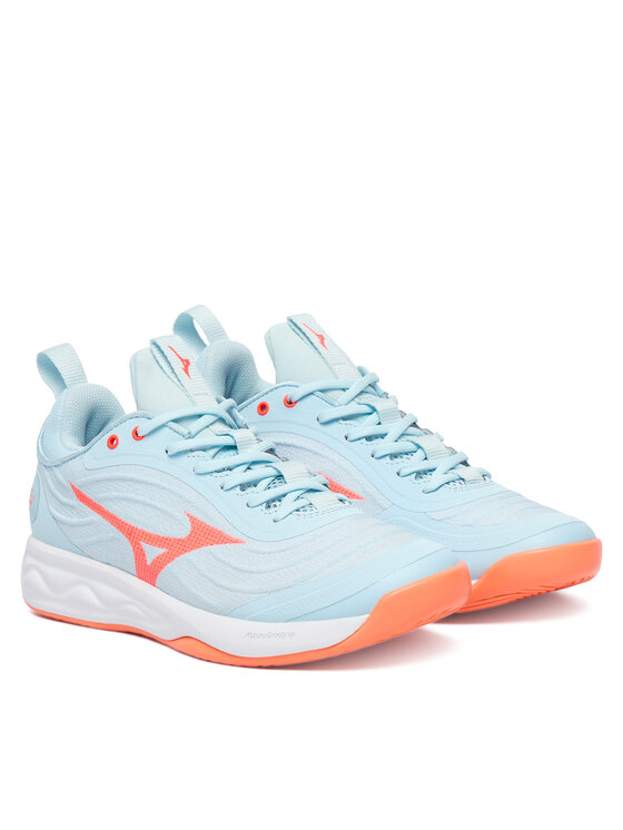Mizuno Zapatillas de fútbol sala Mizuno Wave Luminous Elite V1GC2620 Azul claro