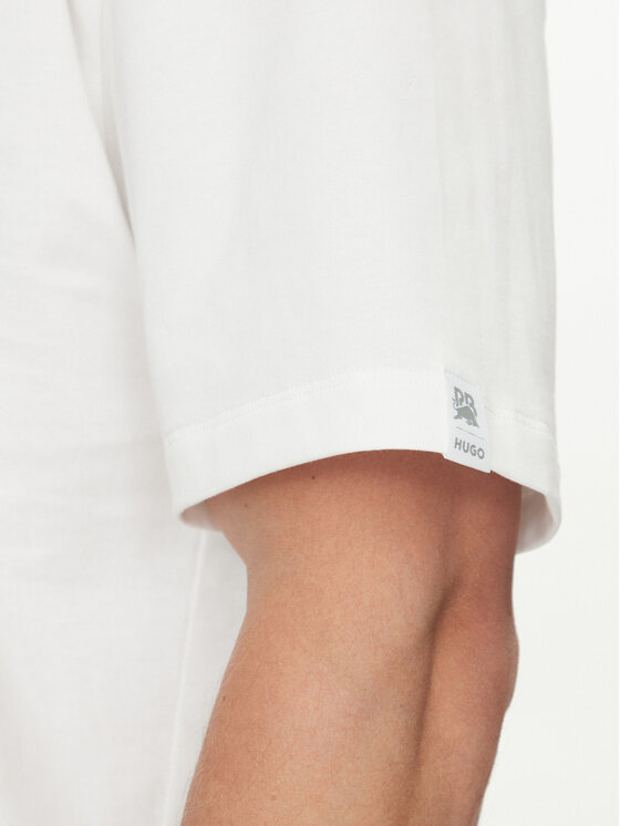 HUGO HUGO Футболка Daveley_RB 50545125 Білий Regular Fit