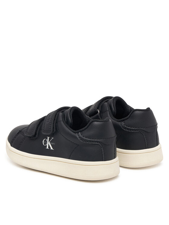 Calvin Klein Superge Calvin Klein Low Cut Velcro Sneaker V1X9-83440-1355 M Črna