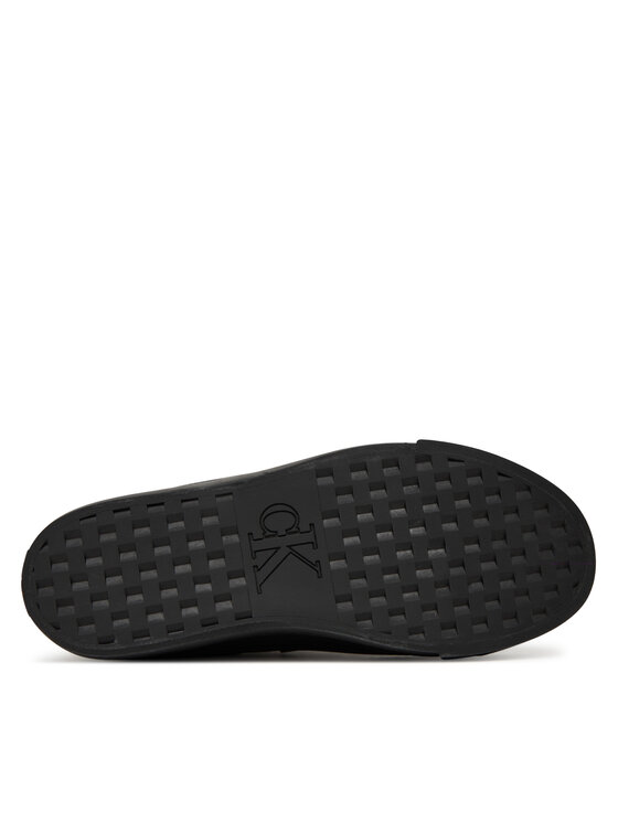 Calvin Klein Čizme za snijeg Calvin Klein Vulc Flatf Snowboot Nylon Mix Mg YW0YW01977 Crna