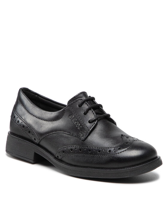 Geox Oxford čevlji Geox J Agata D J8449D 00043 C9999 S Črna