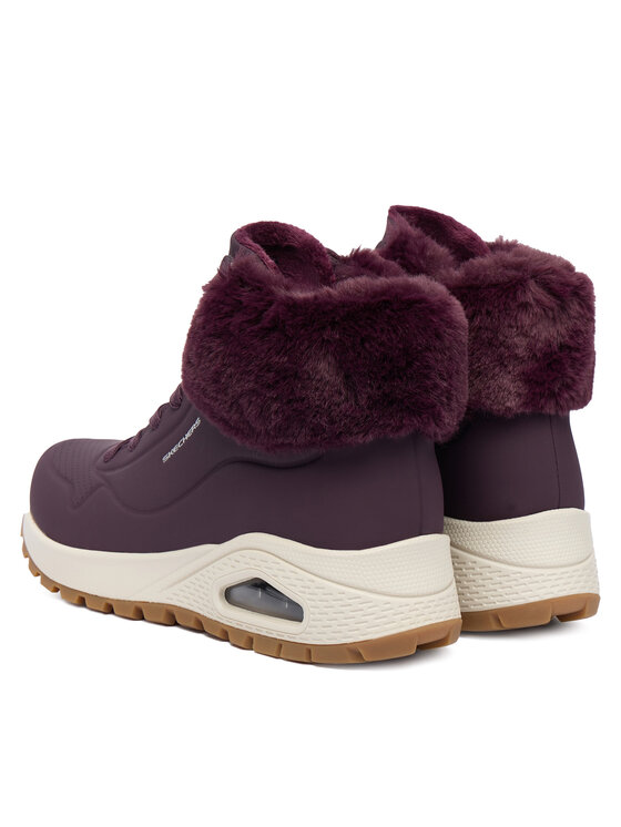 Skechers Черевики Skechers Uno Rugged 167274/WINE Бордовий