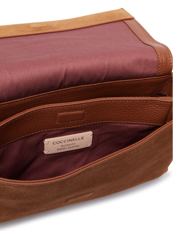 Coccinelle Сумка Coccinelle P6P Boheme Suede Bimaterial E1 P6P 12 01 01 Коричневий