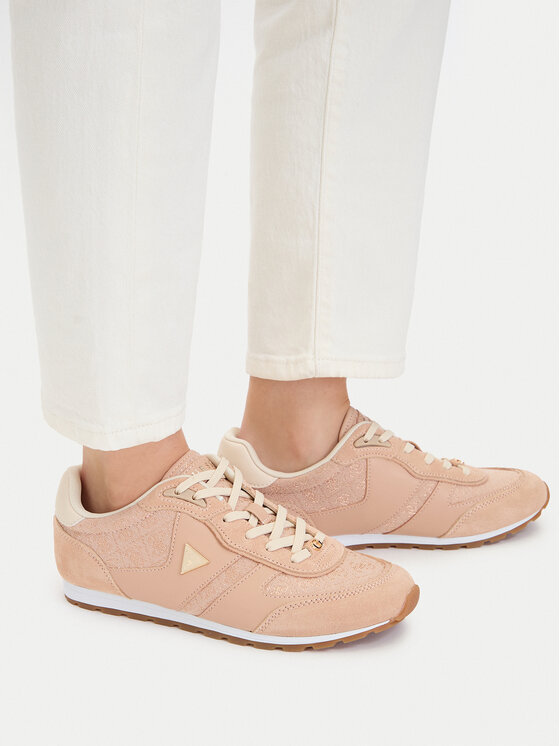 Guess Sneakersy Guess FLTTYR SUE12 Beżowy jasny