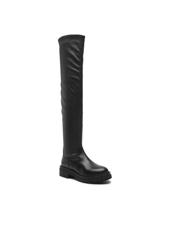 Geox Botas mosqueteras Geox D Iridea H D16HRH 0KB43 C9999 Negro