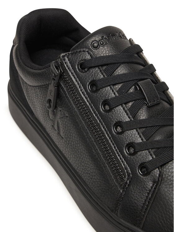 Calvin Klein Tenisice Calvin Klein Classic Cup Laceup Zip Lth YM0YM01437 Crna